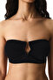 Black Nia Strapless Bikini Top - 4