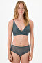 Traceless Gray Zerogram Decolette Padded Bra - 3