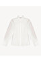 Wide Shirt Collar Long Sleeve Shirt - 7