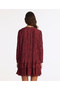 Plain Crew Neck Long Sleeve Dress - 5
