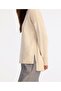 Wool Cashmere Wide Crew Neck Long Sleeve Sweater - 3