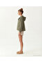 Wide Hooded Collar Long Sleeve Raincoat - 4