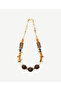 Natural Stone and Detailed Necklace