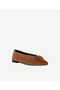 Soft Leather Ballerinas with Buckle Detail - 2