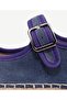 Leather Espadrilles with Straw Ties - 6
