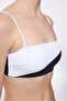 Black and White Gina Strapless Bikini Top - 5
