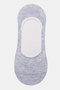 Basic Sports 2 Pack Gray Ballerina Socks - 2