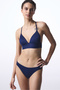 Lacivert Denver Push Up Bralet - 4