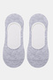 Basic Sports 2 Pack Gray Ballerina Socks