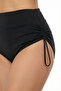 Black New High Waist Bikini Bottom - 3