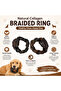 Natural Collagen Braided Ring Dog Chew Treat (2 Pcs) - 3