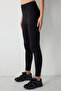 Waist Black Leggings