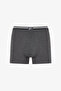 Men's Green Line Geometric Patterned 3-Piece Boxers - 3
