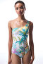 Tropical Mae Forest One Shoulder Swimsuit - 2