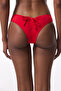 Red Cheeky Bikini Bottom - 2