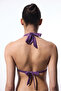 Purple Flora Cup Push up Bikini Top - 2