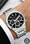 Function Men's Wrist Watch Steel Cord Silver-Black Bracelet Gift 3Atm Sdfer061 - 3