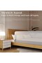 Bed Rail Guard for Toddlers,Lift Foldable Mesh Guardrail,Adjustable Height Fall for Kids,Grey,150cm - 7