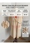Women's Beige Thin Cotton Front Tie Pareo - 2
