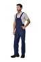 Men's Navy Blue 100% Cotton Gardener Overalls with 5 Pockets, Adjustable Straps, Durable Workwear