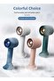 Portable Handheld Mini Turbo Fan,Rechargeable 2000mAh Battery,3 Adjustable Speeds,Aromatherapy Function,Desk Base Included - 4