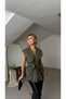Aller Detailed Belted Vest - 8