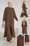 Women's thin hair weave detail pants set - 6