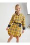 Girl's Hooded Bag Belt Dress - 2