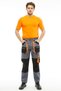 Work Trousers Lisbon Model Multi-Pocket Harman Fabric Gray - 7