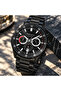 Black Color, FUNCTIONS ACTIVE, Steel Band,Men's Wrist Watch Bracelet in Gift Box - 3