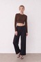 Basic Crop Top Brown - 3