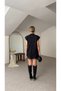 Off-Shoulder Oversize Padded Sleeveless Lined Women's Vest - 4