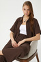 Patterned Wrinkled Fabric Shirt and Pants Set - 2