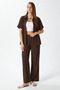 Patterned Wrinkled Fabric Shirt and Pants Set - 5