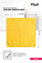 Fuchsie Microfiber Tough Dirt Cleaning Cloth Coffee and Pen Stain Cleaning Cloth 40X40 cm Yellow - 6