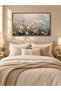 Vintage Wildflowers Canvas Wall Art With Outer Frame , Spring Field Landscape for Farmhouse Decor - 4