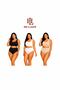 Women's Oversized Panties High Waist 3 Pack White Black Skin Soft Flexible Cotton - 2