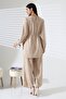 Women's Hijab Ayrobin Belted Tunic Trousers Double Set - 5