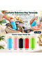 Travel Kit - Makeup Serum Toothpaste Shampoo Hand Cream Travel Box - 4 Compartment Travel Liquid Dispenser Bottle Set - Black - 6