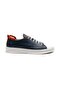 5580 Navy Blue Genuine Leather Men's Casual Shoes - 2