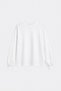 Ecru Dune Oversize Cuffed T-Shirt - 4