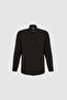 Men's Black Long Sleeve Basic Shirt 50322171-Vr046 - 7