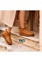 Ultra mini suede taba cinnamon boot & bootie with fur / furry women's shoe boot - 2