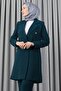 Blazer Jacket Suit Dark Petrol - 5