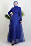 Alara Hijab Evening Dress Night Blue