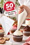 50 Pieces of Cream Piping Bags, Disposable Pastry Cake Cupcake Cookie Whipped Cream Decorating Bags, Pastry Bags