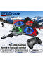 NEW E72 Blue RC Foam Fighter Jet, 360° Flip Stunt Drone, Altitude Hold Hover, LED Lights Toy - 2