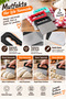 Stainless Steel Dough Cutting Apparatus Cutter Scraper Pastry Shaping Spatula - 3
