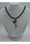 Crystal Corded Root Emerald Necklace - Green - - 4
