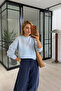 Premium Series Blue Washable Basic Sweatshirt